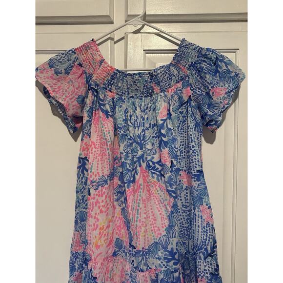 Lilly Pulitzer Dezi Maxi Dress Sway With Me Size Small Rare Euc Resort Coastal - Picture 7 of 14